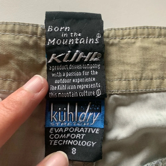 Kuhl Women’s Cropped Capri Pants  Stretch Kuhldry Hiking Gorpcore Size 8 - Picture 4 of 16